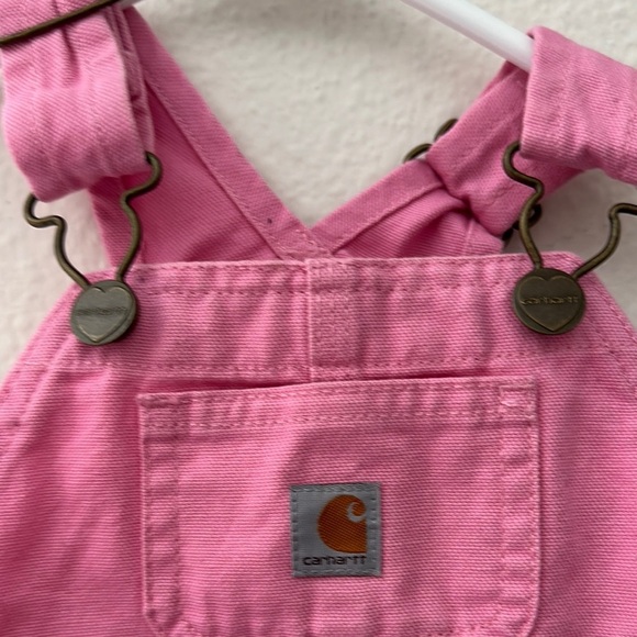 Carhartt Pink baby Overalls Durable Cotton Design - Picture 2 of 4